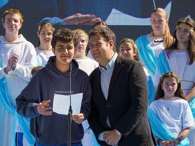 Ceremonia inaugural de las Olimpiadas Escolares