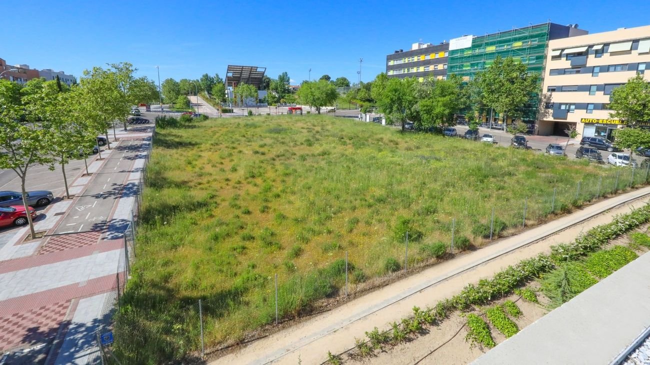 Parcela donde se construirá el centro de salud mental