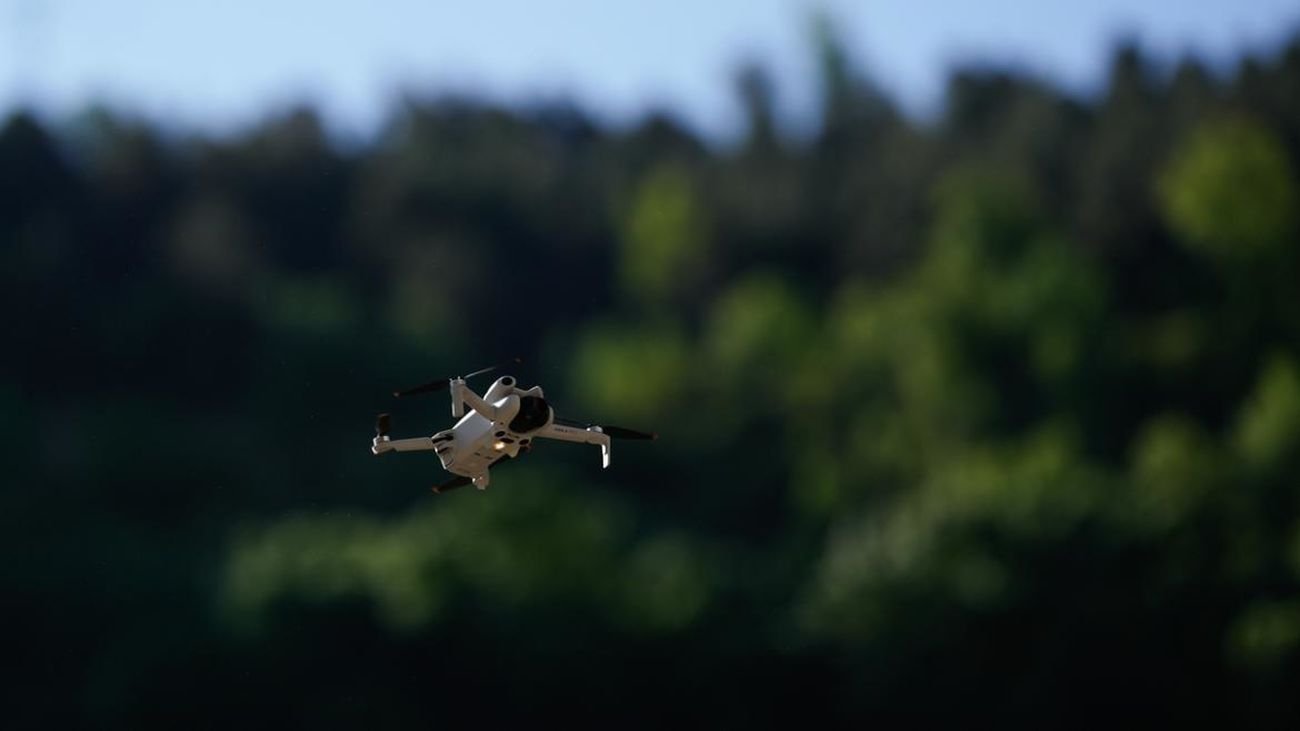 Dron volando