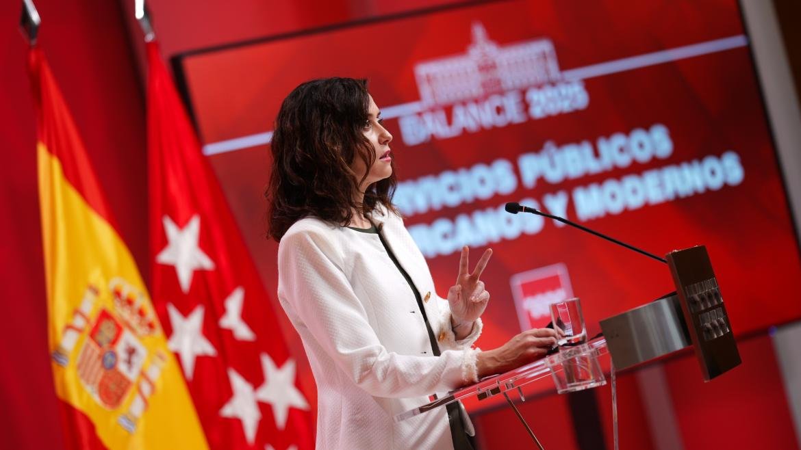 La presidenta Isabel Díaz Ayuso