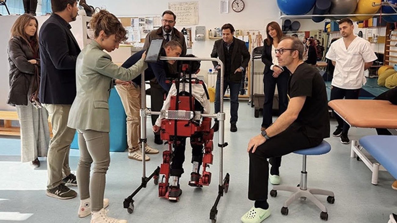 Experiencia previa con un exoesqueleto en un centro de Las Rozas