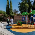 Remodelación del área infantil de los jardines de Don Abel Blanco